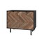 Manhattan Comfort Liam Accent Cabinet in Black and Brown Wood AC-310AMC248 - alternate 4